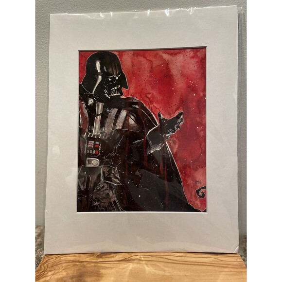 Star Wars Darth Vader 11x14 Art Print - Iconic Sith Lord Wall Decor, Geek Gift. - Picture 2 of 3